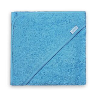 badcape zacht blauw