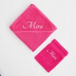 Badcape + washand Mira