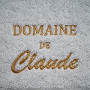 gastendoekjes Domaine de Claude - detail