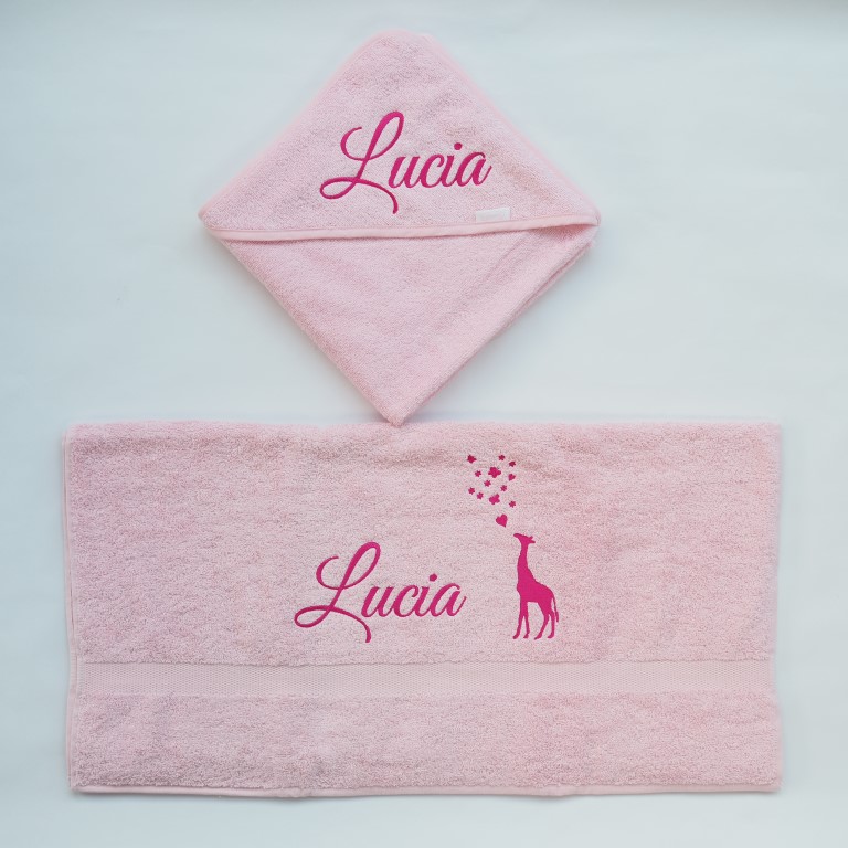 douchelaken en badcape - Lucia