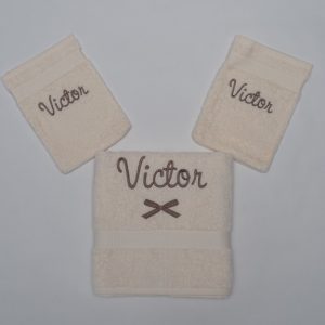 Handdoek en washandjes - Victor