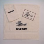 Handdoek en washand vliegtuig - Gaston