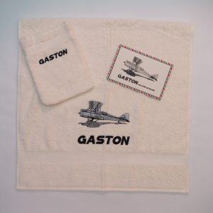 Handdoek en washand vliegtuig - Gaston